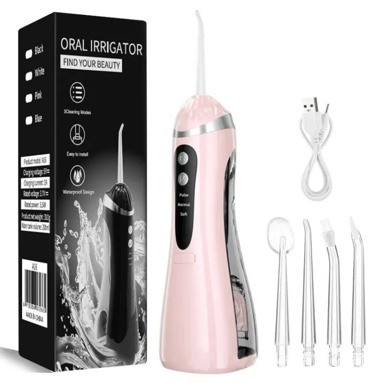 Oral Irrigator شارژی برای پاکسازی بقایای غذا بین دندانها
