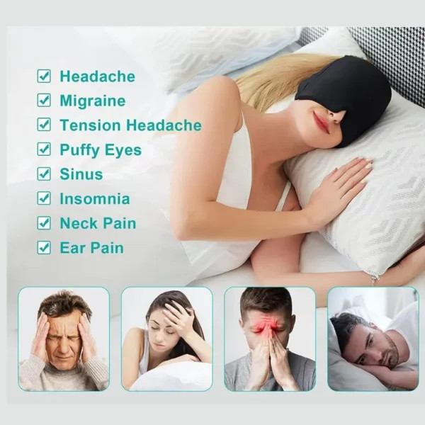 کلاه ماساژور سر و شقیقه مناسب آرامسازی