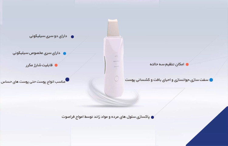 دستگاه پاکسازی و لایهبرداری پوست صورت
