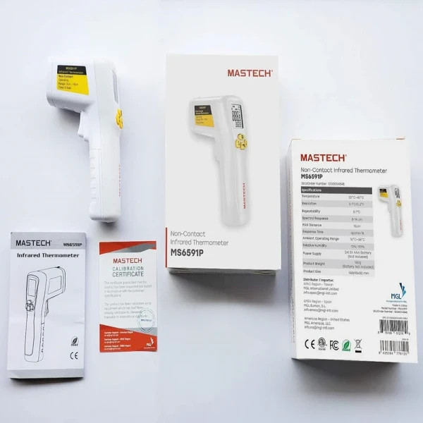 دماسنج لیزری MASTECH MS6591P؛ اندازهگیری سریع و غیرتماسی دما