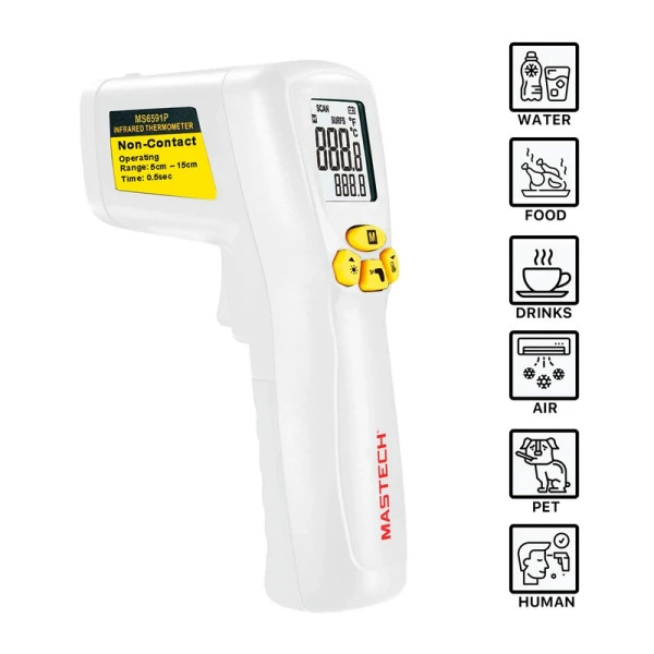 دماسنج لیزری MASTECH MS6591P؛ اندازهگیری سریع و غیرتماسی دما