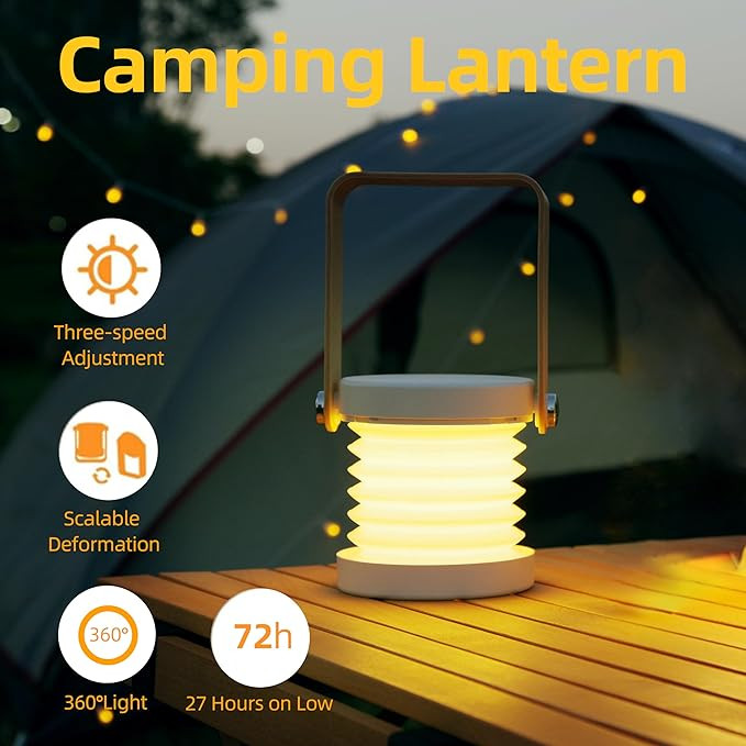 چراغ فانوسی شارژی Lantern Light | چراغ کمپینگ و اضطراری