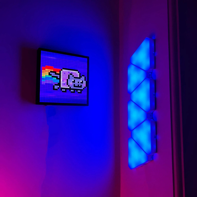 پنل LED دیواری هوشمند مثلثی 8تکه