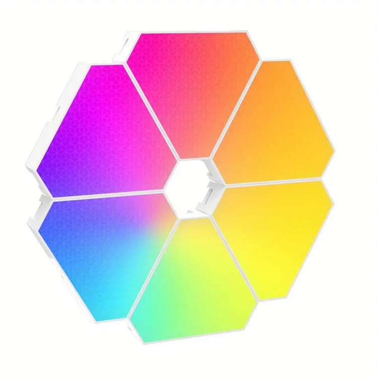 پنل LED دیواری هوشمند مثلثی 8تکه