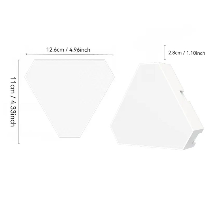پنل LED دیواری هوشمند مثلثی 8تکه