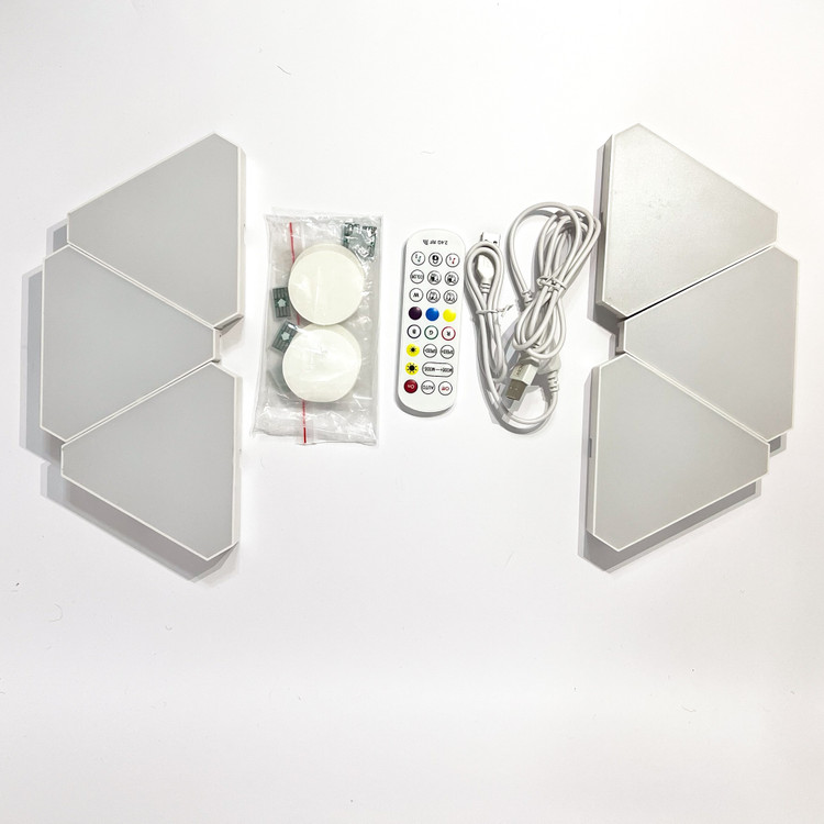پنل LED دیواری هوشمند مثلثی 8تکه
